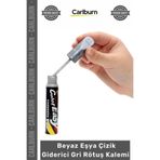 Carlburn #RötuşKalemi Beyaz Eşya Boya Tamir Çamaşır Makinesi Buzdolabı Çizik Giderici Gri Rötuş Kalemi