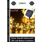 Carlburn #solar Günışığı Dış Mekan Peyzaj Aydınlatma Panel Solar Çiçekli Dekoratif 30 LED Bahçe Lambası