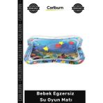 Carlburn #sumatı Fiziksel Zihinsel Geliştirici Tummy Time Karın Üstü Egzersiz Eğitici Bebek Su Oyun Matı - Tek Ebat