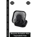 Carlburn #vantilatör Fonksiyonel Serinletici Şarj Edilebilir USB Boyuna Asılabilir Mini Taşınabilir El Fanı - Çok Renkli