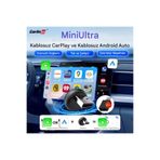 carlinkit Mini 5.0 Ultra3 Kablosuz Carplay & Android Auto Adaptörü Dual WiFi BT5.4 Otomatik Bağlantı Yeni Seri