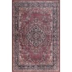 Carlisle Bordo Oryantal Modern Geometrik Etnik Desenli Boho Makinada Yıkanabilir Hafif Hav Toz Vermez Leke Tutmaz Kaymaz Taban Dijital Makine Baskı Halı Oturma Odası Salon Yolluk Koridor Mutfak Halısı