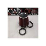 carlone Ayarlanabilir Çaplı Açık Hava Filtresi Dar Kırmızı Renk 60mm-70mm-76mm