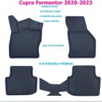 Carlone Cupra Formentor 2020-2023 4d Premium Havuzlu Paspas - Siyah
