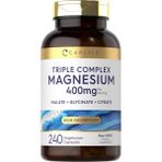 Carlyle Triple Magnesium Magnezyum Complex Malate Glycinate Citrate 240 Kapsul