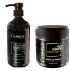 Carmelos Yıpranmış Saçlar Keratin ve Biotin 500 ml Şampuan + 500 ml Saç Maskesi