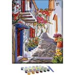 Carmen Sayılarla Boyama Seti Alaçatı - 60 x 75 cm