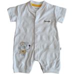 Carmin Baby Denizci Köpek Jakarlı Erkek Bebek Tulum 2686171 - 001-Beyaz - 0 - 3 Ay