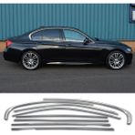 Carmind 2012-2018 8 Parça Bmw 3 Serisi F30 Krom Cam Çerçevesi Set