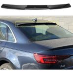 Carmind Audi A4 B9 Piano Black 2017-2019 Cam Üstü RS Spoiler