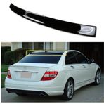 Carmind Mercedes C Serisi W204 Cam Üstü Piano Black Spoiler
