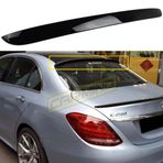 Carmind Mercedes C Serisi W205 Cam Üstü Piano Black Spoiler