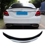 Carmind Mercedes C Serisi W205 PSM Bagaj Üstü Piano Black Spoiler