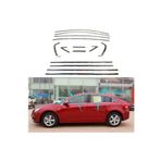 Carmind Set 2011 Sonrası 14 Parça Chevrolet Cruze HB Krom Cam Çerçevesi