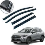 Carmind Toyota Corolla Cross Krom Çıtalı Cam Rüzgarlığı 2020-