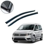 Carmind Volkswagen Caddy 2003-2020 Krom Çıtalı Cam Rüzgarlığı