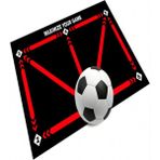 Carmine Carpet Futbol Eğitim Antrenman Kaymaz Taban Çocuk Oyun Halısı - Kırmızı - 60 x 90 cm