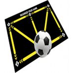 Carmine Carpet Futbol Eğitim Antrenman Kaymaz Taban Çocuk Oyun Halısı - Sarı - 60 x 100 cm