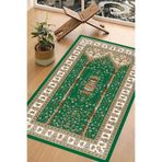 Carmine Carpet(2889) Dijital Baskılı Yıkanabilir Kaymaz Taban Seccade yeşil.jpg 80 x 120