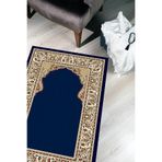 Carmine Carpet(2934) Dijital Baskılı Yıkanabilir Kaymaz Taban Seccade lacivert.jpg 65 x 115