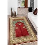 Carmine Carpet(2947) Dijital Baskılı Yıkanabilir Kaymaz Taban Seccade kırmızı.jpg 80 x 120