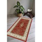Carmine Carpet(2970) Dijital Baskılı Yıkanabilir Kaymaz Taban Seccade bordo.jpg 65 x 115