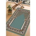 Carmine Carpet(2980) Dijital Baskılı Yıkanabilir Kaymaz Taban Seccade mavi.jpg 65 x 115
