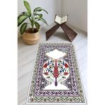 Carmine Carpet(3004) Dijital Baskılı Yıkanabilir Kaymaz Taban Seccade renkli.jpg 65 x 115