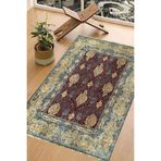 Carmine Carpet(3033) Dijital Baskılı Yıkanabilir Kaymaz Taban Seccade bordo.jpg 65 x 115