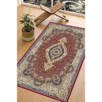 Carmine Carpet(3042) Dijital Baskılı Yıkanabilir Kaymaz Taban Seccade kahve.jpg 65 x 115