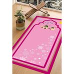 Carmine Carpet(3157) Dijital Baskılı Yıkanabilir Kaymaz Taban Çocuk Seccadesi pembe 40 x 80