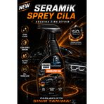 CARMORX Seramik Spray Cila | SiO₂ Teknolojisi | Hızlı Cila | 500 ml