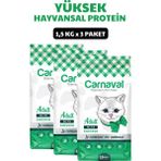 Carnaval 4,5X3X1,5 kg Gourmet Tavuklu ve Sebzeli Renkli Taneli Gurme Yetişkin Kedi Maması