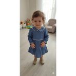 Carnaval Güpürlü Kız Elbise - 3 Yaş - Mavi