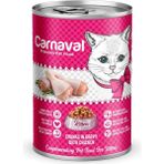 Carnaval Kaliteli Yaş Mama 48 Adet Yavru Kedi Konservesi - Tavuklu 400 gr - Yavru Kedi Konservesi Tavuklu 400 Gr x 48 Adet