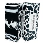 Carnaval Socks 5 Adet Soket Çorap, İnek Desenli, Çemberli, Siyah-Beyaz, Pamuklu Unisex Spor Çorap Kutusu 37-44 Numara 5 Adet