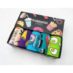 Carnaval Socks 5'li Fast Food Yiyecek Desenli Renli Soket Çorap Kutusu - 37 - 44 - Çok Renkli