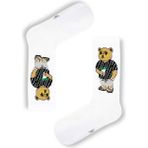 Carnaval Socks Bear Desenli Beyaz Tenis Çorap - 37 - 44 - Çok Renkli