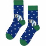 Carnaval Socks Beyaz Kedi Desenli Soket Çorap, 1 adet