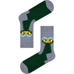 Carnaval Socks Deve Kuşu Desenli Tasarım Unisex Soket Çorap - Standart - Çok Renkli