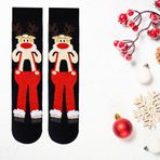 Carnaval Socks Havlu Geyik Desenli Renkli Spor Çorap