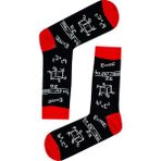 Carnaval Socks Matematik Formüller Desenli Soket Çorap - 37 - 44 - Çok Renkli