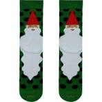 Carnaval Socks Noel Baba Desenli Yeşil Renkli Soket Çorap - 37 - 44 - Çok Renkli