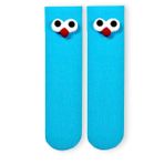 CARNAVAL SOCKS Pörtlek Gözlü Renkli Çorap, Mavi, Pamuklu, Unisex, Eğlenceli Tasarım, 37-44 Numara, 1 Çift