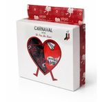 Carnaval Socks Sevgililer Günü Özel Tasarım Çorap Seti, Romantik Desenli Unisex Hediye Çorap, Pamuk, 2'li, 37-44 Numara