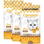 Carnaval Tavuklu 3x1.5 kg Yetişkin Kedi Mama