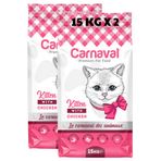 Carnaval Tavuklu Düşük Tahıllı Yavru 2x15 kg Kuru Kedi Mama