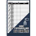 Carnet d'autosurveillance du diabète: Journal de bord pour diabétique homme ou femme,Suivi journalier de glycémie pour patients diabétiques,Format A5 avec 110 Pages.