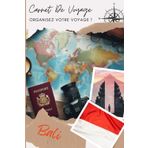Carnet de voyage Bali: Capturez Chaque Instant de Votre Aventure | Carnet à remplir pour un voyage | Décris ton voyage, lieux visités, repas et colle tes photos....