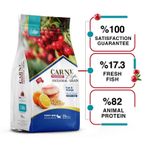 Carni Life Cranberry Balık ve Portakallı Mini Irk 7 kg Yavru Köpek Maması